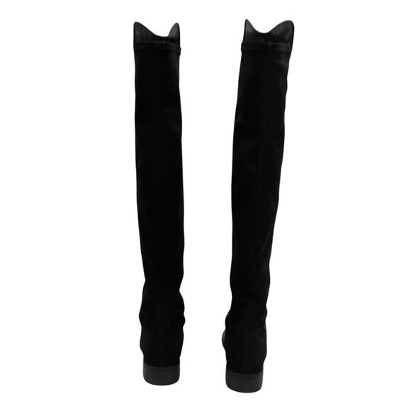Stuart Weitzman 5050 Boot In Nappa Leather Over The Knee Boot In Black Size 8 - Picture 12 of 16